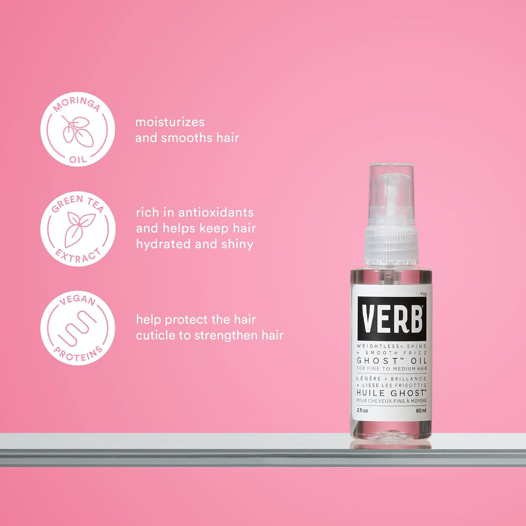 VERB Ghost Discovery Kits - Weightless Shine & Frizz Control - Travel-Sized Essentials
