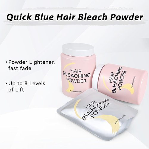 Skiennix Hair Bleach Powder - Professional Lightening Formula, Strong & Gentle, 100g/3.53oz