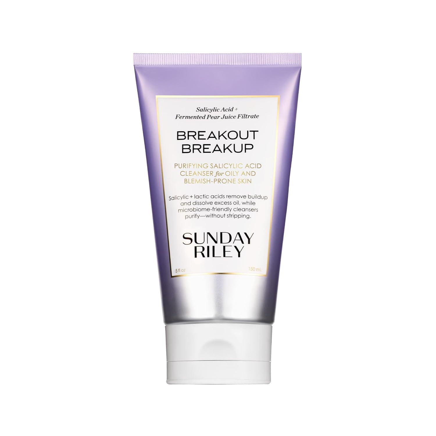 Sunday Riley Salicylic Acid Cleanser - Breakout Breakup Formula for Blemish-Prone Skin