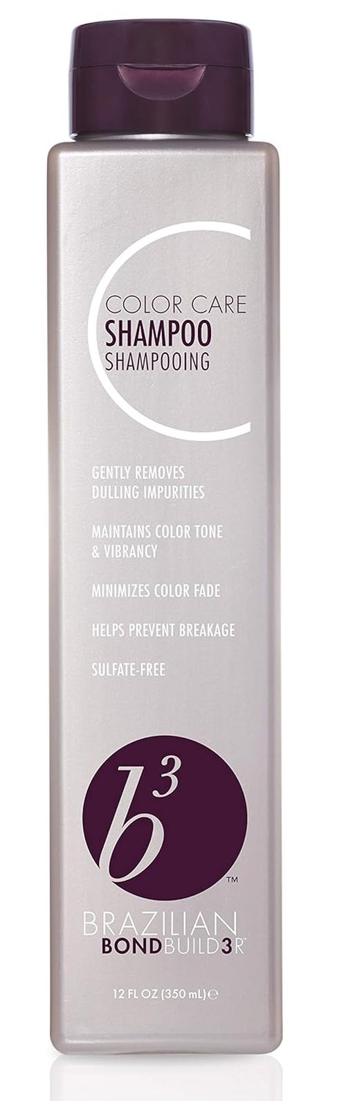 B3 Brazilian Bondbuilder Shampoo - Color Care Formula for Vibrant Hair | 12 Fl Oz