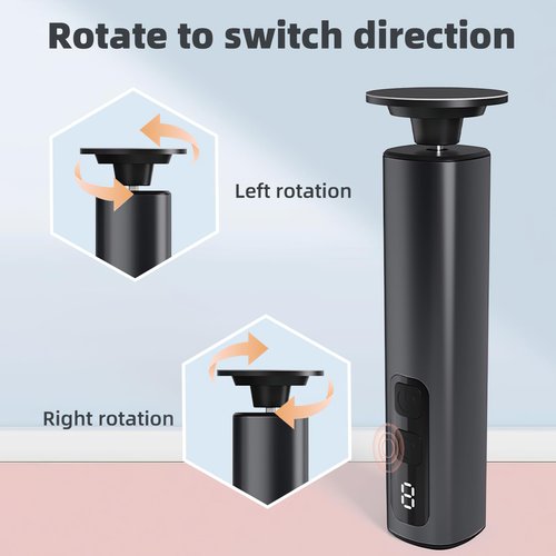 Electric Callus Remover for Feet, 9 Speed Rechargeable Pedicure Tools for Feet, Callous Remover Tool for Remove Cracked Heels and Feet Scrubber Dead Skin, Replaceable Sandpaper Discs, Battery Display