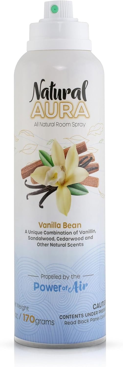 Vanilla Bean Room Spray | 100% Plant-Based Aromatherapy - Non-Toxic & Safe for Kids and Pets - 6 oz.