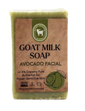 Honey Sweetie Acres Avocado & Goat Milk Facial Cleansing Bar - All-Natural Moisturizer | 3 Oz, Eco-Friendly, Handcrafted in USA