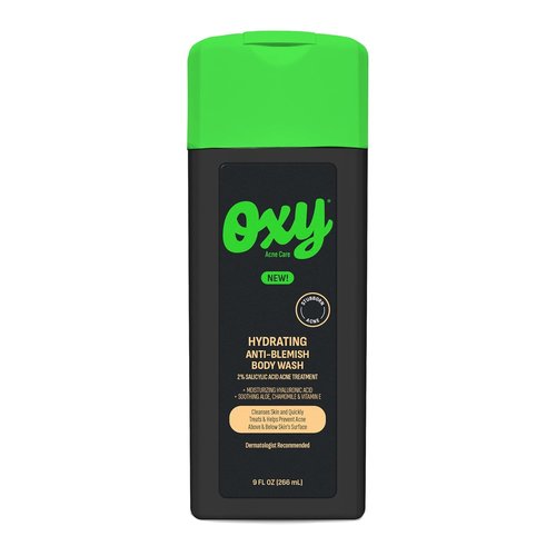 Oxy Acne Body Wash - 2% Salicylic Acid for Teens | Hydrating & Fast-Acting Breakout Treatment, 9 fl oz