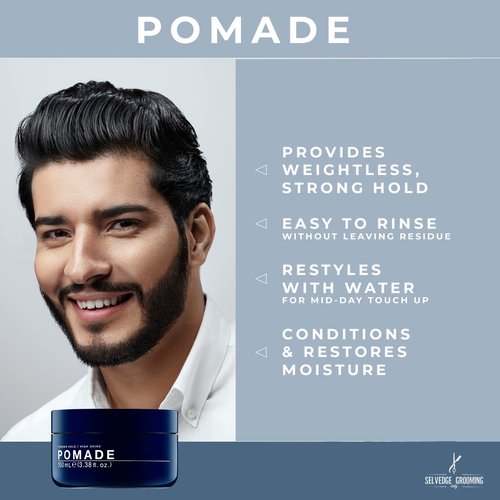Regine Switzerland Glossing Hair Pomade - Strong Hold & High Shine, 3.38 Fl Oz