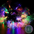 Multicolor Fiber Optic Fairy Lights 33FT Battery Operated with Timer for Christmas Wedding Garden