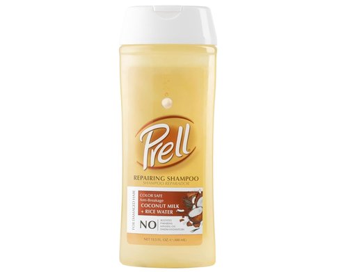 Prell Coconut Milk + Rice Water Shampoo - Anti-Breakage Repair for Damaged Hair | 13.5 fl. oz.