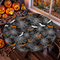 Halloween Round Fitted Tablecloth 54-60 Inch Waterproof Spooky Table Cover - Variation of THIS listing: Halloween-2 / 60"