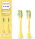 Philips One by Sonicare Electric Toothbrush Heads - 2 Pack, Mango Yellow, Up to 6 Month Supply