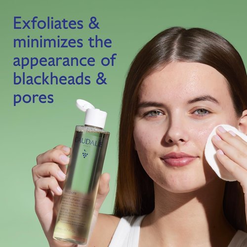 Caudalie Vinopure Toner - Salicylic Acid Pore Minimizing & Exfoliating with Organic Rose Water