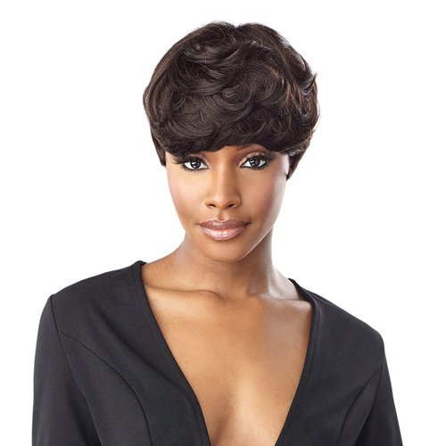 Sensationnel Empire Human Hair Celebrity Series Wig - RAMONA (1B Off Black)