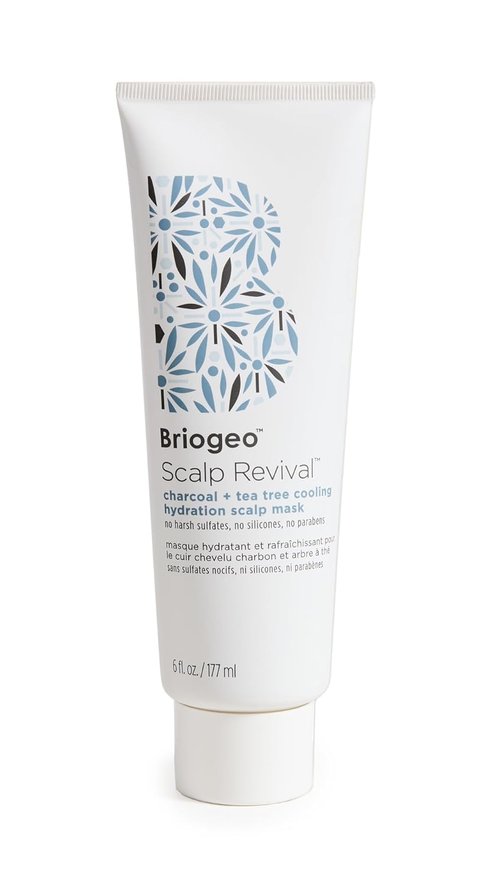 Briogeo Scalp Revival Charcoal & Tea Tree Scalp Mask - Cooling Hydration Treatment for All Hair Types