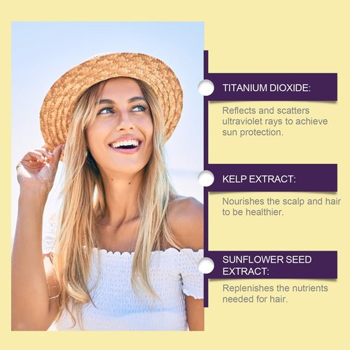 Skiennix Hair and Scalp Sunscreen Spray SPF 30 - Prevents Fading & Sunburn for All Skin Types | 1 Piece