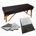 PROINKDOTS Disposable Tattoo Bed Covers Sheets Black, 40" x 90" (Pack of 10) Soft Non-woven Massage Table Cover, Waterproof Drape Sheets for SPA, Tattooing Chair Studio Supplies, Thick and Strong