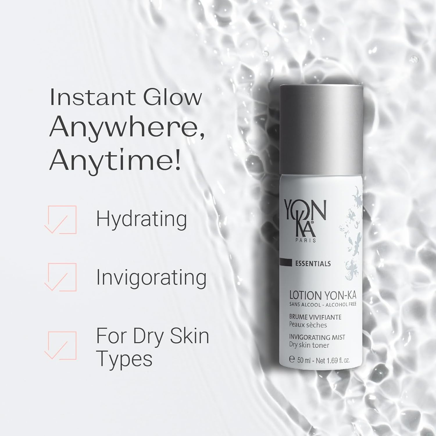 Yon-Ka PS Hydrating Face Toner - Calming Daily Mist with Botanical Extracts for Dry, Sensitive Skin | Alcohol-Free, Paraben-Free