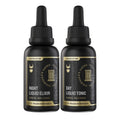 The Beard Struggle Tonic + Elixir Beard Oil Bundle - Gold Collection - Grooming Beard Oil - Softens, Moisturizers, and Strengthens Beard Growth - Pack of 2, Valhalla's Gates