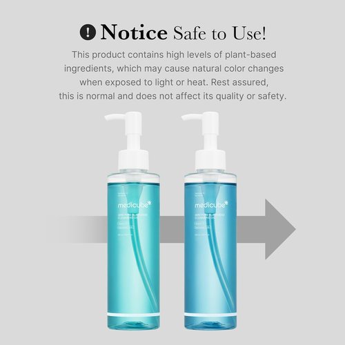 Medicube Zero Pore Blackhead Cleansing Oil - Gentle Makeup Remover & Daily Moisturizer | Korean Skin Care (205ml / 6.93 fl. oz)
