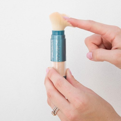 Colorescience Brush-On Sunscreen | Mineral Powder for Sensitive Skin - SPF 50 Protection