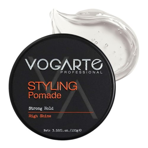 **Regine Switzerland Hair Styling Pomade - Strong Hold & Medium Shine, Water-Based, 3.52 oz**