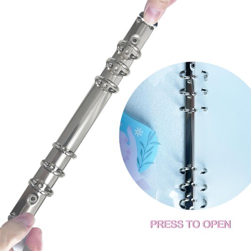Press On Nail Organizer,10 PCS,A5 Glitter PVC Cover Binder,Press On Nail Packaging for Fake Nail Storage Nail Display Nail Salon Press On Nail Supplies Organizer with Nail Tape(A5(9.37 * 6.89 * 1inch)