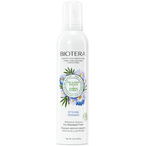 Biotera Refresh & Cleanse Dry Shampoo Foam - Oily Scalp Relief | Vegan, Paraben-Free | 9 Fl Oz
