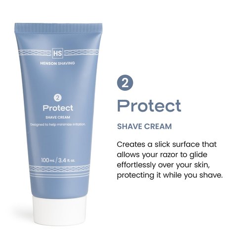 Henson Shaving Skin Care Combo – 3-Step Shaving Kit for Men with Cleanser, Shaving Cream & Post-Shave Balm – Gentle Grooming Kit for Smooth, Irritation-Free Shaves – 3.4 oz Each