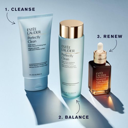 Estée Lauder Perfectly Clean Foaming Face Wash & Purifying Mask - 5.0 fl oz | Deep Cleanse & Refresh