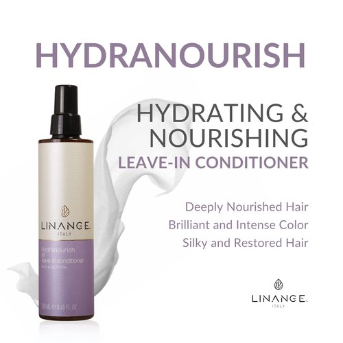 LINANGE Hydranourish A-1 Leave-in Conditioner Spray | Hydrating and Nourishing Conditioner with Milk & Keratin, 250ml / 8.45 Oz