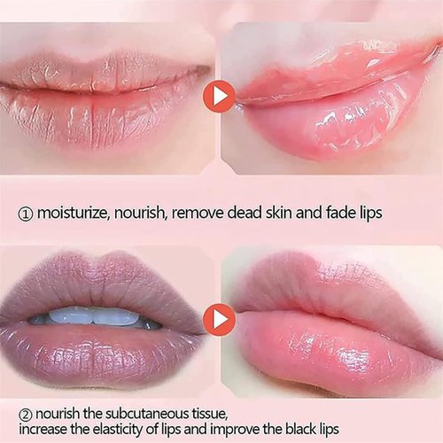 FYEBOO Fruit Lip Mask Set with Honey & Vitamin E, Moisturizing Overnight Treatment, Effective Reduces Lip Lines Prevention Dry and Cracked (8 Flavors)