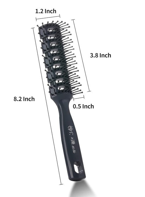 PERFEHAIR Vented Hair Brush - Heat Resistant Styling Tool for All Hair Types | Static-Free Design