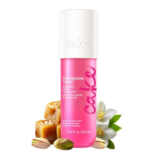 Cake Beauty Hair & Body Mist - Pistachio & Salted Caramel Scent - Nourishing Vitamin E & Argan Oil - 6.8 Fl Oz / 200 mL