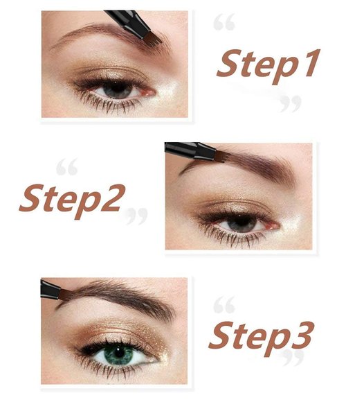 iMethod Eyebrow Pen - Effortless Light Brown Micro-Fork Tip Eyebrow Pencil for Natural Brows