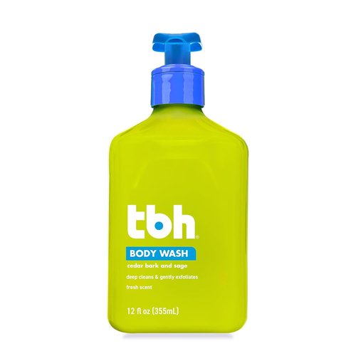 TBH Body Wash for Teens & Kids - Natural Formula for Sensitive Skin - Sulfate & Paraben Free - 12 oz