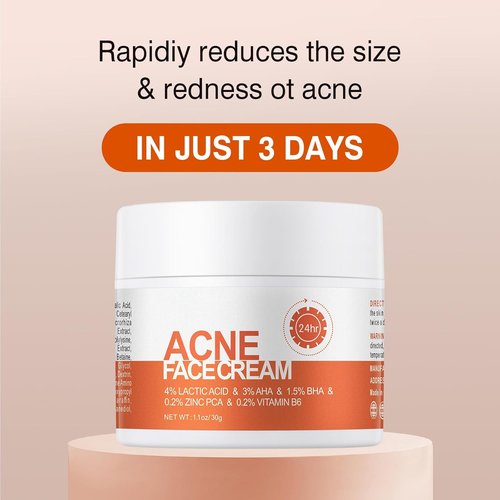 Regine Switzerland Acne Treatment Cream - Rapid Clearing for Hormonal & Cystic Acne | 30g