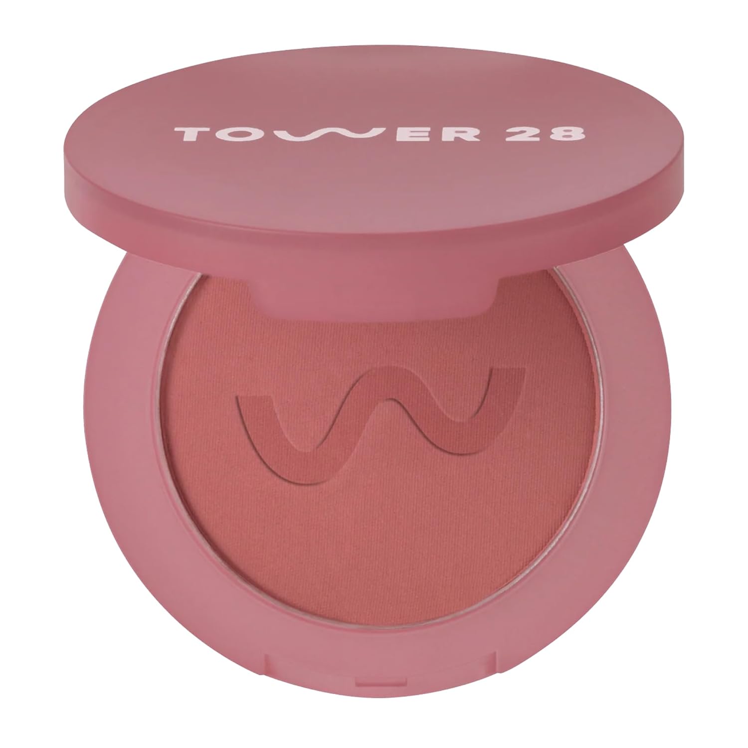 Tower 28 GetSet Matte Powder Blush - 12-Hour Long-Lasting, Talc-Free Formula for Sensitive Skin - Samo Spritzer (1.13 oz)