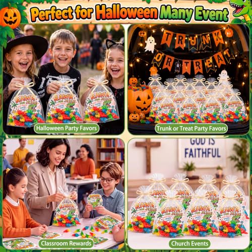 Motipuns 48 Sets Trunk or Treat Car Decorations Kit - Dinosaur Theme