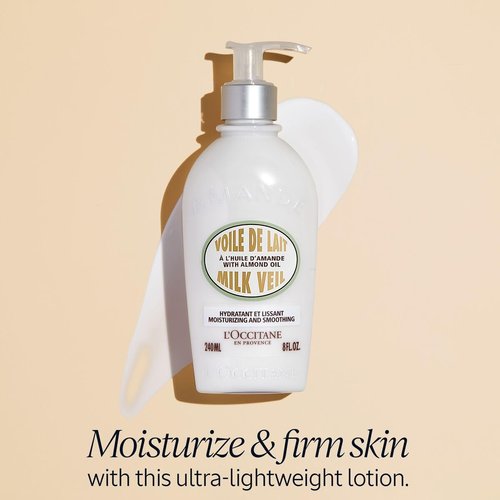 L'OCCITANE Almond Milk Veil - Nourishing Body Lotion for Soft Skin | 8.10 Fl Oz