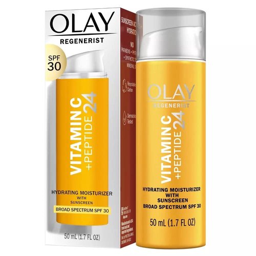 Olay Vitamin C Hydrating moisturizer with sunscreen, SPF 30, 1.7 Oz
