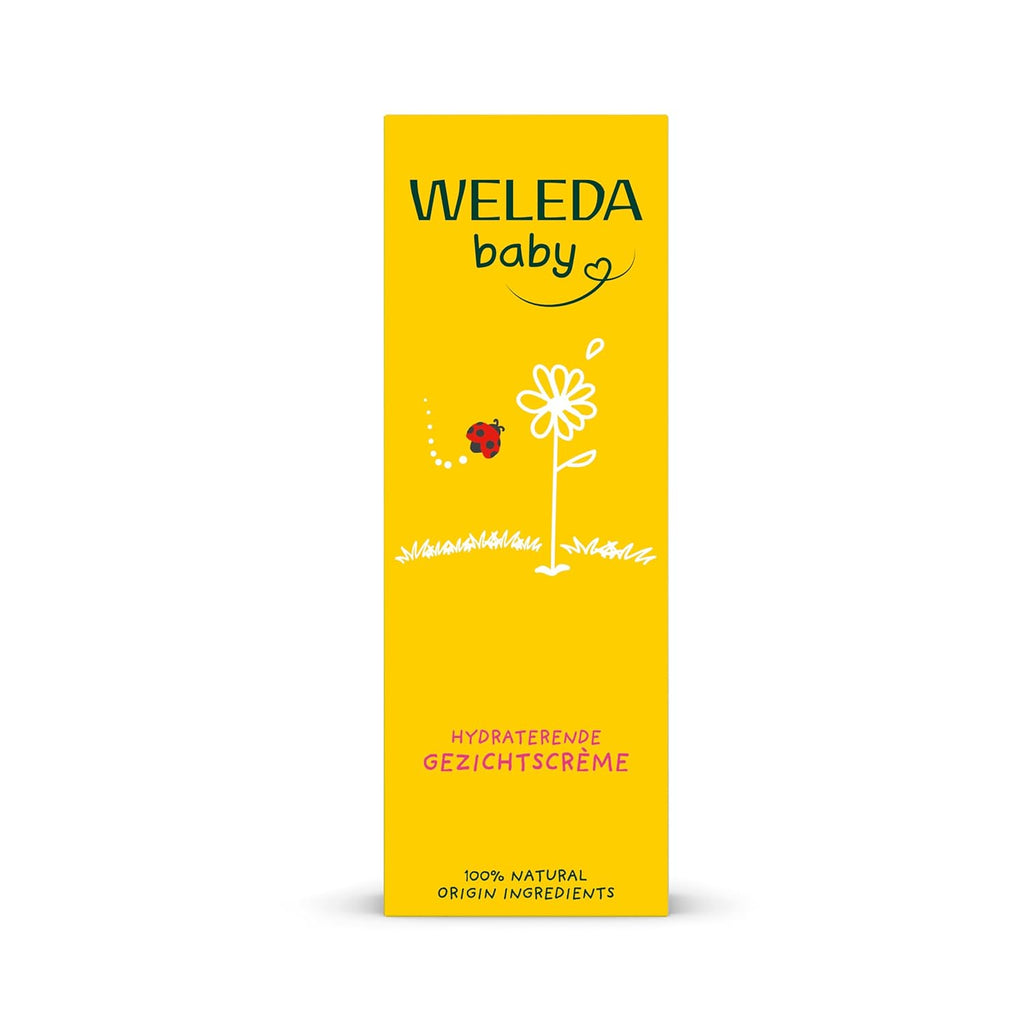 Weleda Calendula Baby Face Cream - Gentle Moisturizer for Sensitive Skin | 1.7 oz