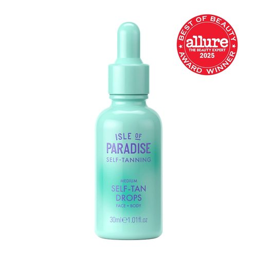 Isle of Paradise Self-Tanning Set - Medium Self-Tan Drops & Express Mousse | Streak-Free, Hydrating Formula