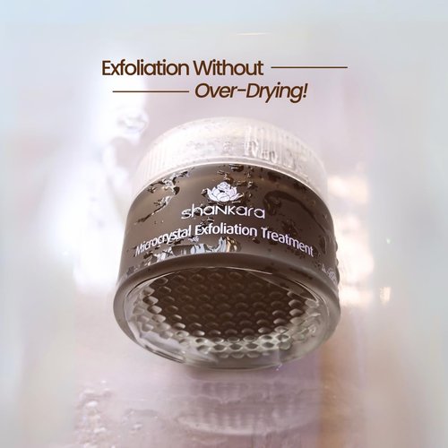 Shankara Exfoliating Face Scrub - Algae-Aloe Gel, Turmeric & Lavender for Rejuvenating Skin (50 ml)