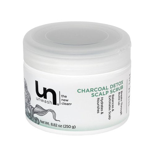 Unwash Charcoal Detox Scalp Scrub - Detoxify & Exfoliate Dry, Itchy Scalps | Paraben-Free, 8.82 oz