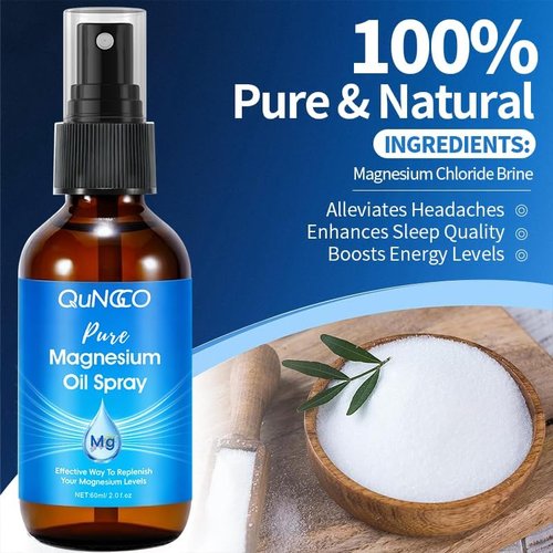 Pure Magnesium Oil Spray & Lotion Set - Unscented, Non-Greasy Relief for Sleep & Muscle Relaxation | 100% Magnesium Chloride with Arnica & Lavender