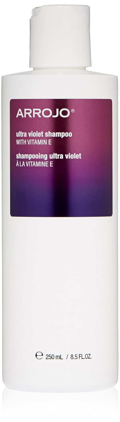ARROJO Ultra Violet Purple Shampoo - 8.5 oz Color Treated Hair Care | Eliminates Brassy Tones & Yellow Hues