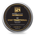 Officina Artigiana Milano Stay Traditional Shaving Soap 150ml – Luxury Italian artisan wet shaving soap with 40% antioxidant oils & shea butter – citrus fragrance – vegan skincare