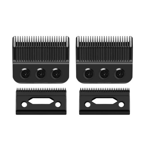 Professional 3 Hole Standard Clipper Replacement Blade Compatible with Wahl De*igner, Se*ior, Cordless De*igner, and Pilot clippers (Black) (2 Pack)