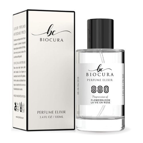 BC Perfume 880 | Flowerbloom La Vie En Rose Inspired Women's Fragrance - 3.4 Fl Oz (100ml)