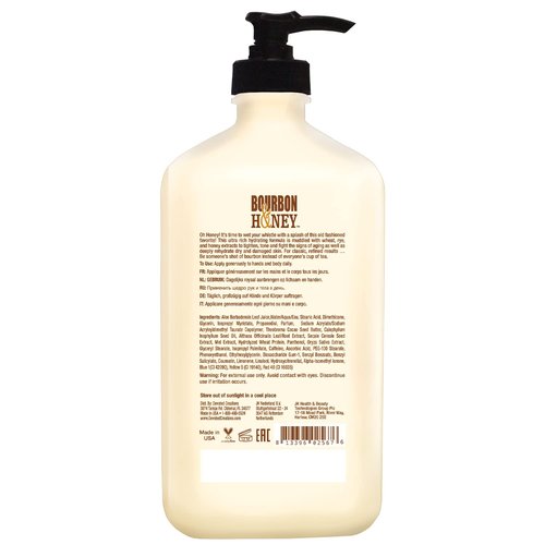 Devoted Creations Bourbon & Honey Moisturizer - Hydrating Formula | 18.25 oz for Luxurious Skin