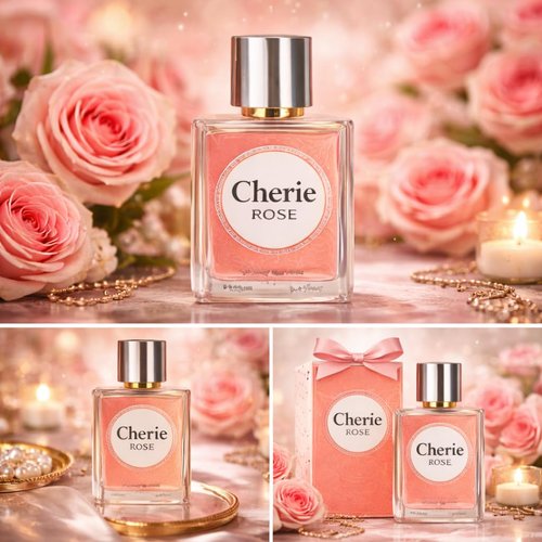 L’Amour Paris 3-Piece Perfume Set - Long-Lasting Eau de Parfum Collection | Romantic Floral & Sweet Fragrance Trio