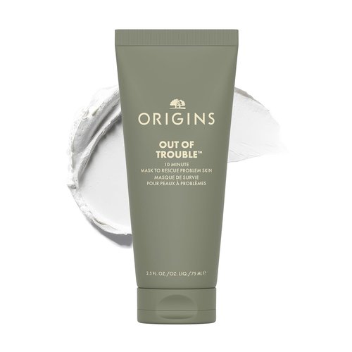 Origins Out of Trouble Mask - Rescue Problem Skin | Oil Absorbing & Texture Smoothing | Zinc & Sulfur, 2.5 Fl Oz